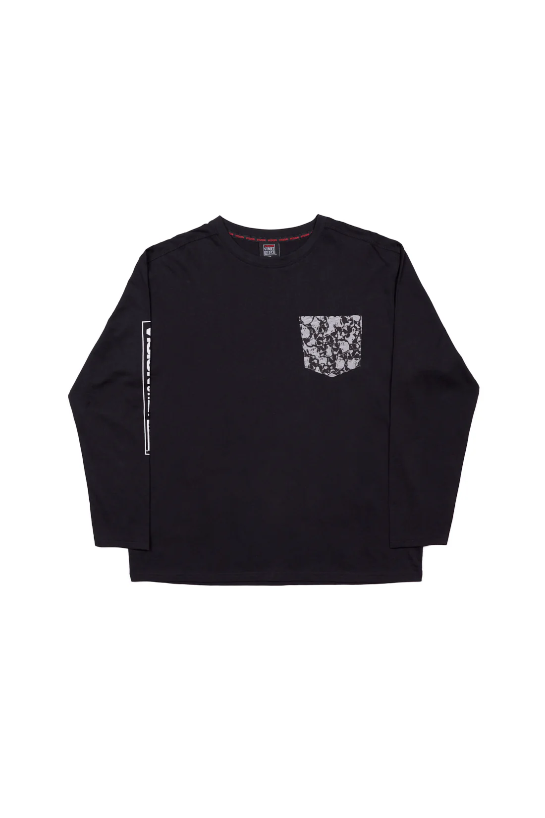 AOP Patch Pocket T-Shirt - Black - Image 6